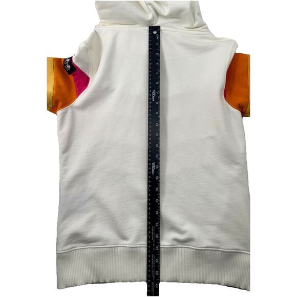 The Beatles “LOVE” Cirque du Soleil Color-Block Pullover Hoodie Retro Colors S - Picture 8 of 8